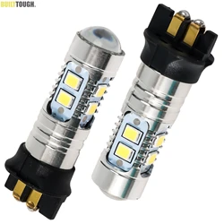2pcs 6000K White Error Free PW24W LED Bulbs For BMW 2012-up F30 3 Series 328i 335i Halogen Trim's Daytime Running Lights Canbus