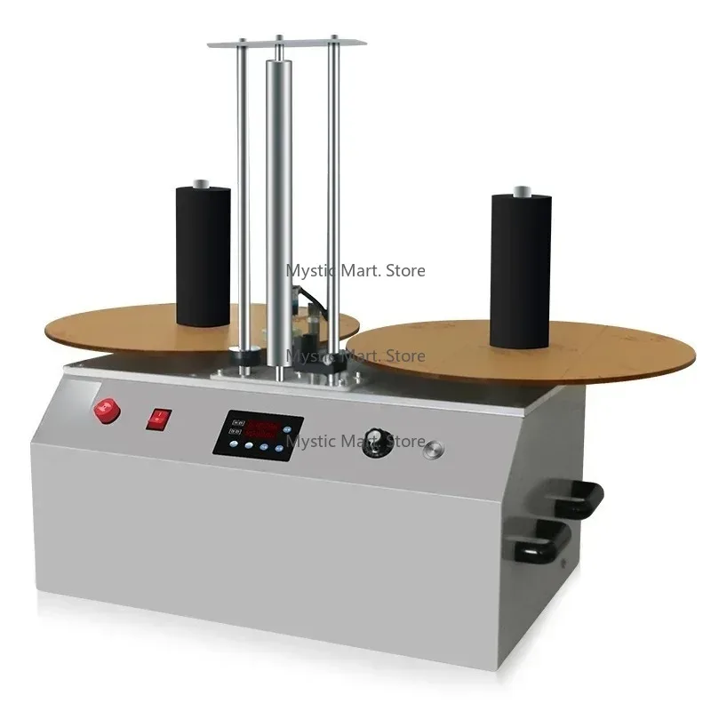 

roll to roll two head label rewinder machine automatic label rewinding machine with length counter and pieces count