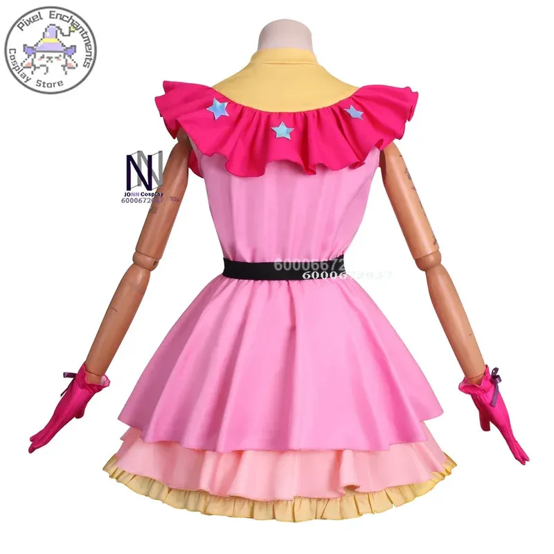 

DY20Anime Oshi no Ko Hoshino Ai Косплей Костюм Униформа Головной Убор Носки Корсаж Короткая Юбка Хэллоуин Вечернее Платье для Детей Adul