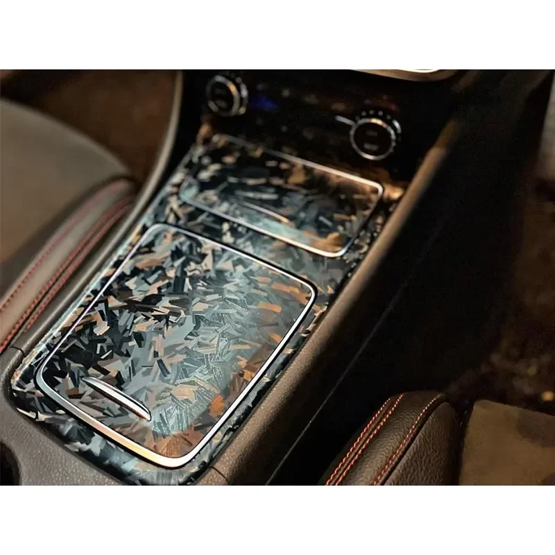 Pet Black Forged Carbon Interior Sticker Colour Pet Anti-Scratch Color Change Ppf Car Wrap Film Vinyl Wrap Auto Films