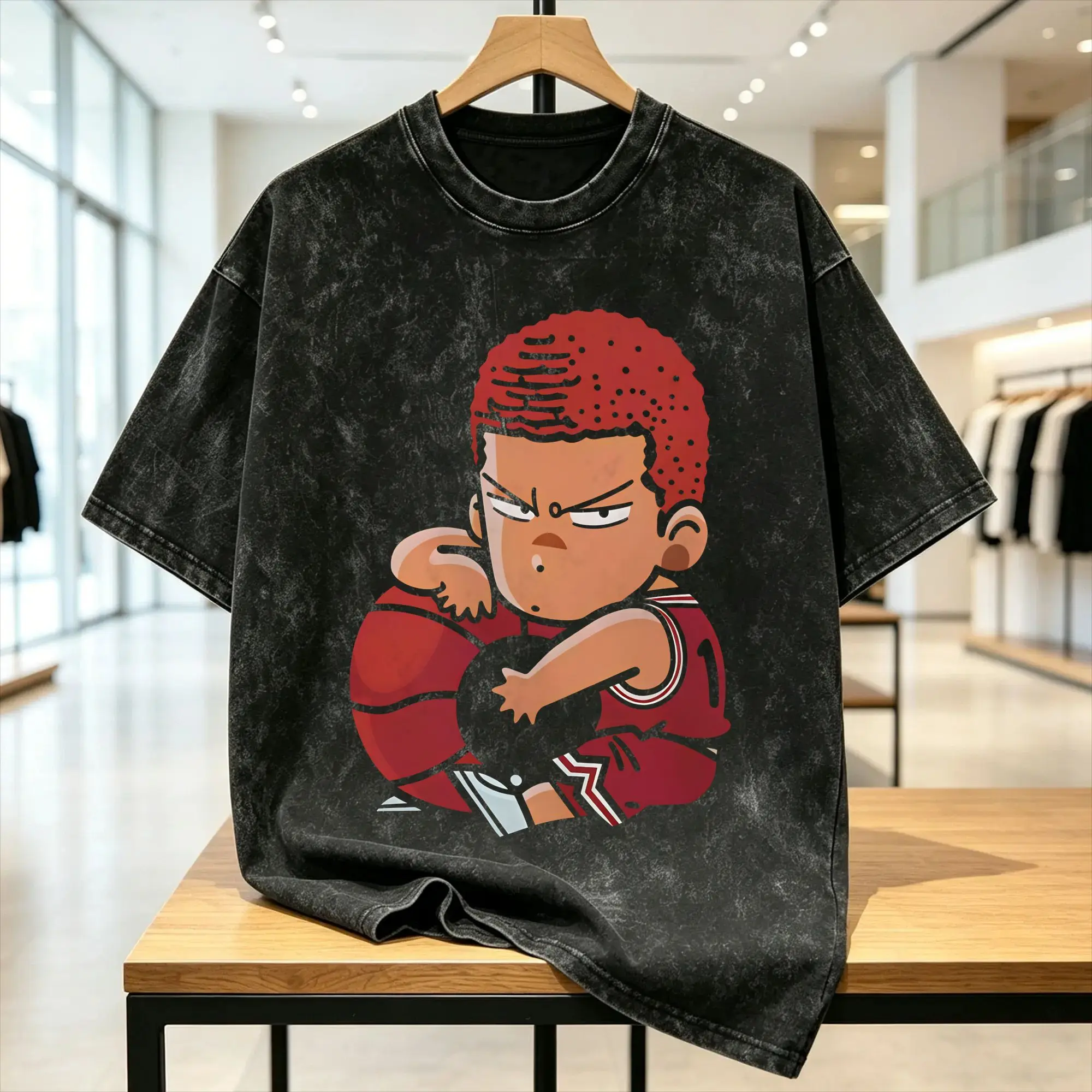 Slam Dunks T Shirt  Popular T-Shirts Short Sleeve Y2K Retro Tops Summer Casual O-Neck Oversized Top Tees