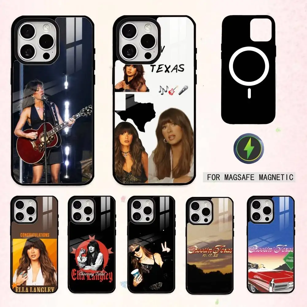 

Ella langley C-choosin texas Dandelion Phone Case For iPhone17,16,15,14,13,12,11,Pro Max Magnetic For Magsafe Wireless Charging