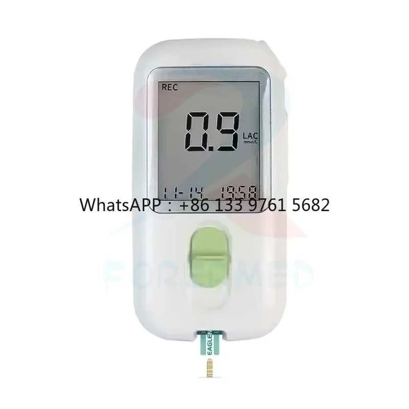 Детектор молочной кислоты в крови для спортсменов, измеритель теста лактата, уровень глюкозы, быстрый тест POCT, портативный анализатор молочной кислоты