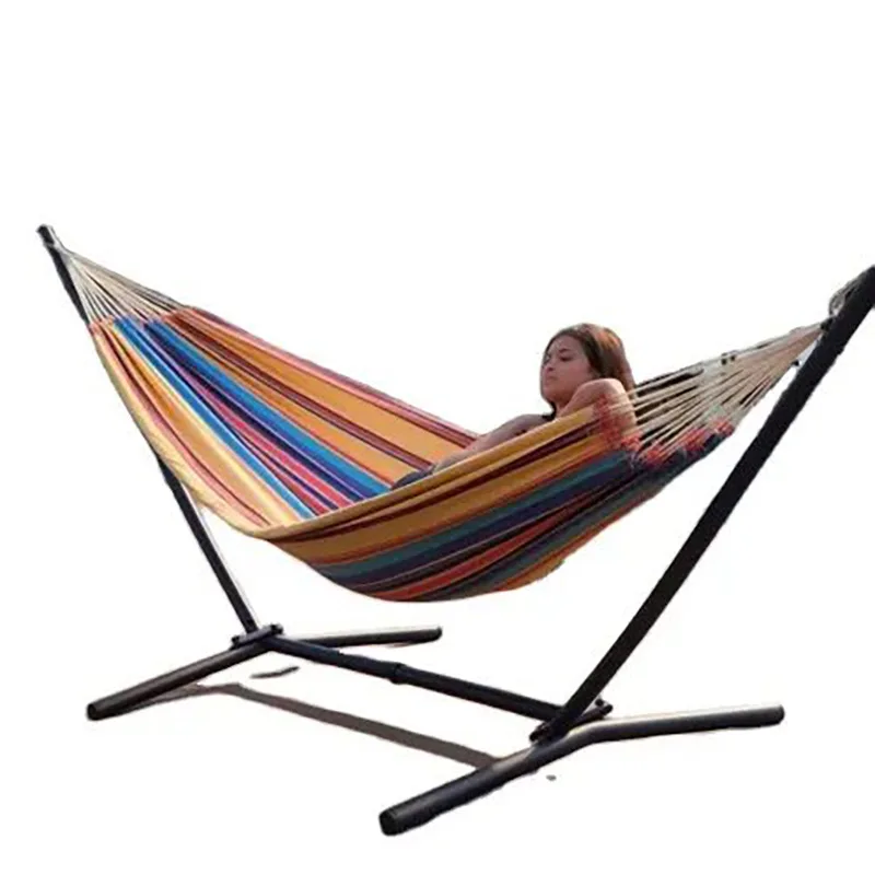 

Canvas swing hammock, cotton hammock, student dormitory outdoor anti-rollover hanging chair