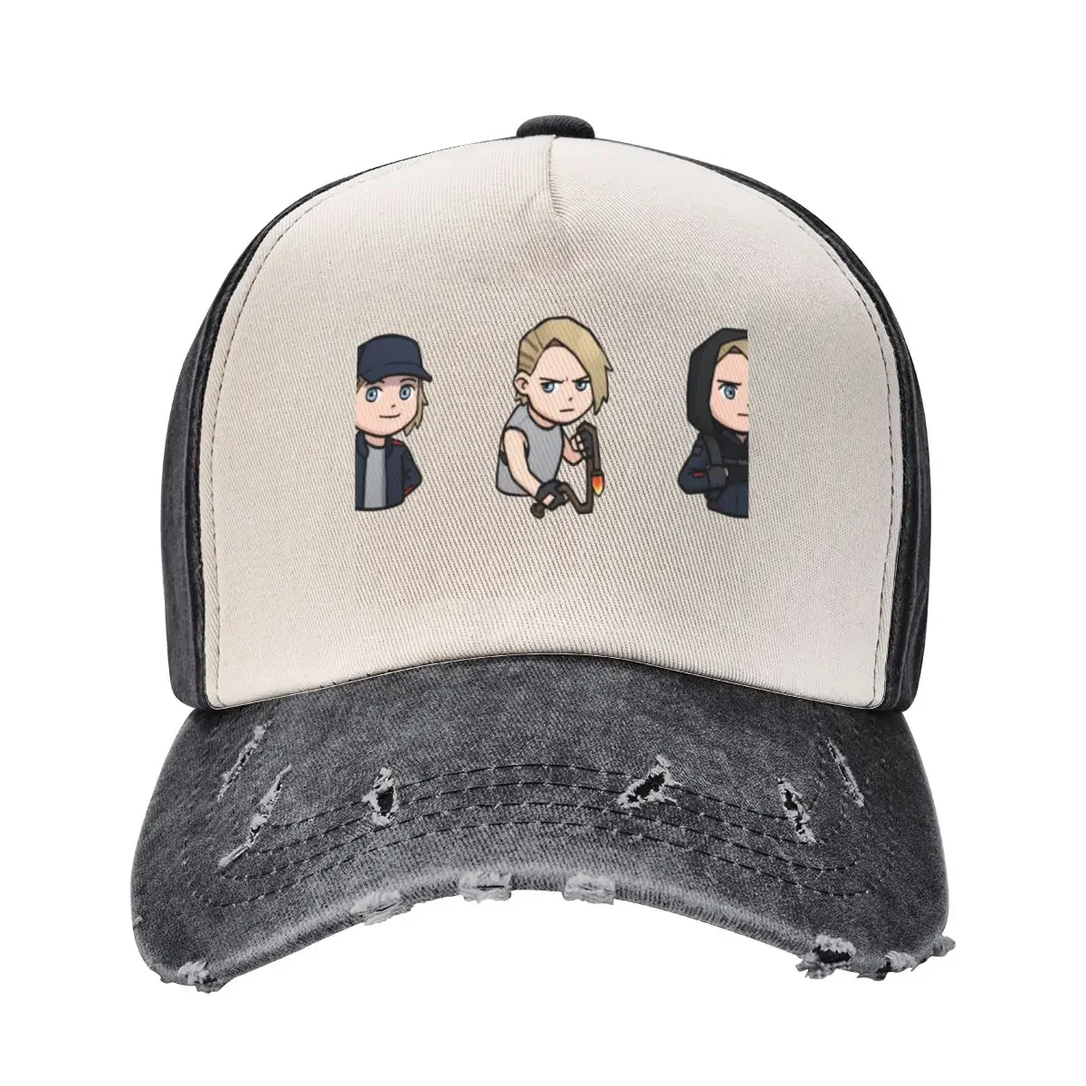 

Raelle Collar Chibi Baseball Cap Military Cap Man tea Hat Hat Luxury Brand Baseball For Men Women's