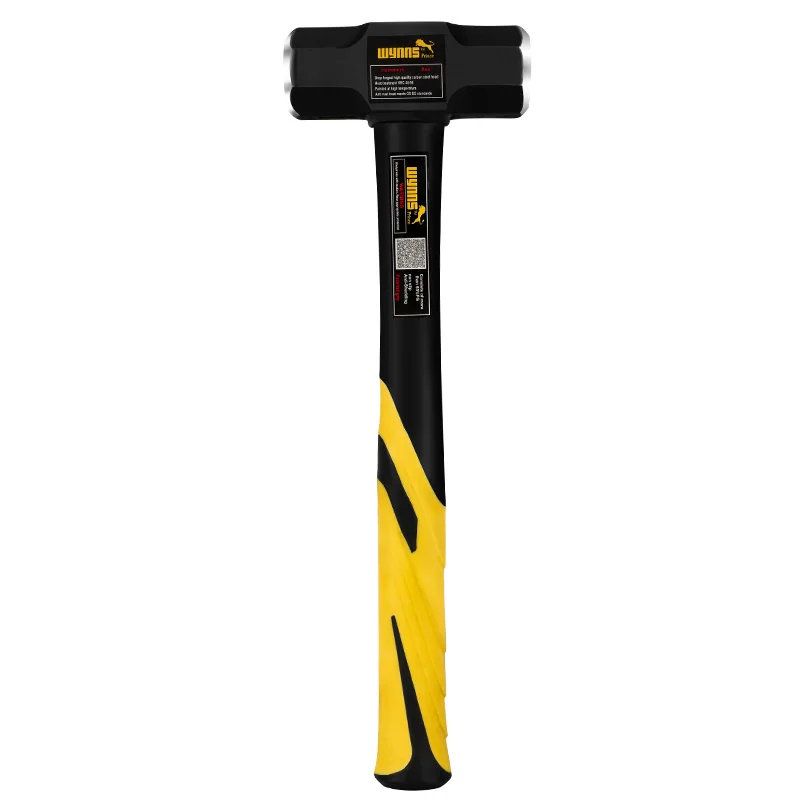 Wholesale 6-16 LB Heavy Duty Fashion Design High-class Fiberglass Long Handle Octagonal Carbon Steel Sledge Hammer