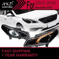 Car Lights for Hyundai Sonata New Sonata Headlight 2015-2017 Sonata 9 Head Lamp Drl Projector Lens Automotive Accessories