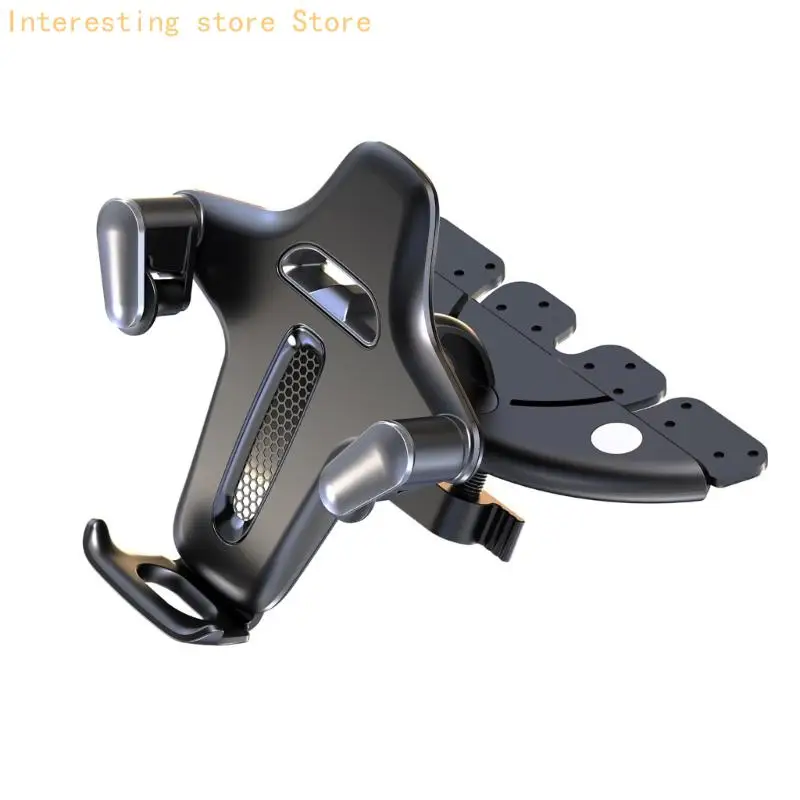 Universal Auto Compact Disc Slot Handyhalter 360 Grad drehbar für 4 bis 7 Zoll Mobilgeräte 55KC – Detail 3