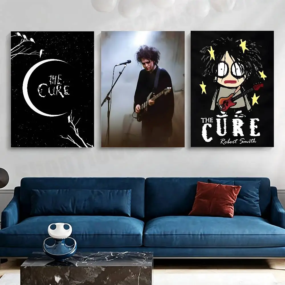 Band THE C-CURE Poster Sticker Classic Art Painting for Home Bedroom Cafe Office Wall Decor