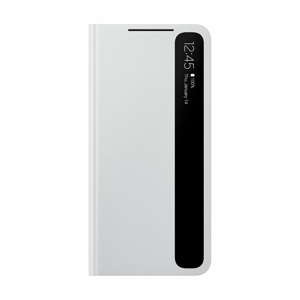 Original SAMSUNG Galaxy S21+ S21Plus Clear View Case EF-PG996 S-View Flip Cover Intelligent Cases for Galaxy S21+
