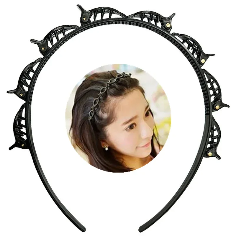 New DIY Black Brown Braider Hair Clip Burst Pin do Bring Hoop Multi-storey Wisp Air Weave Head Styling Tools hair accessories