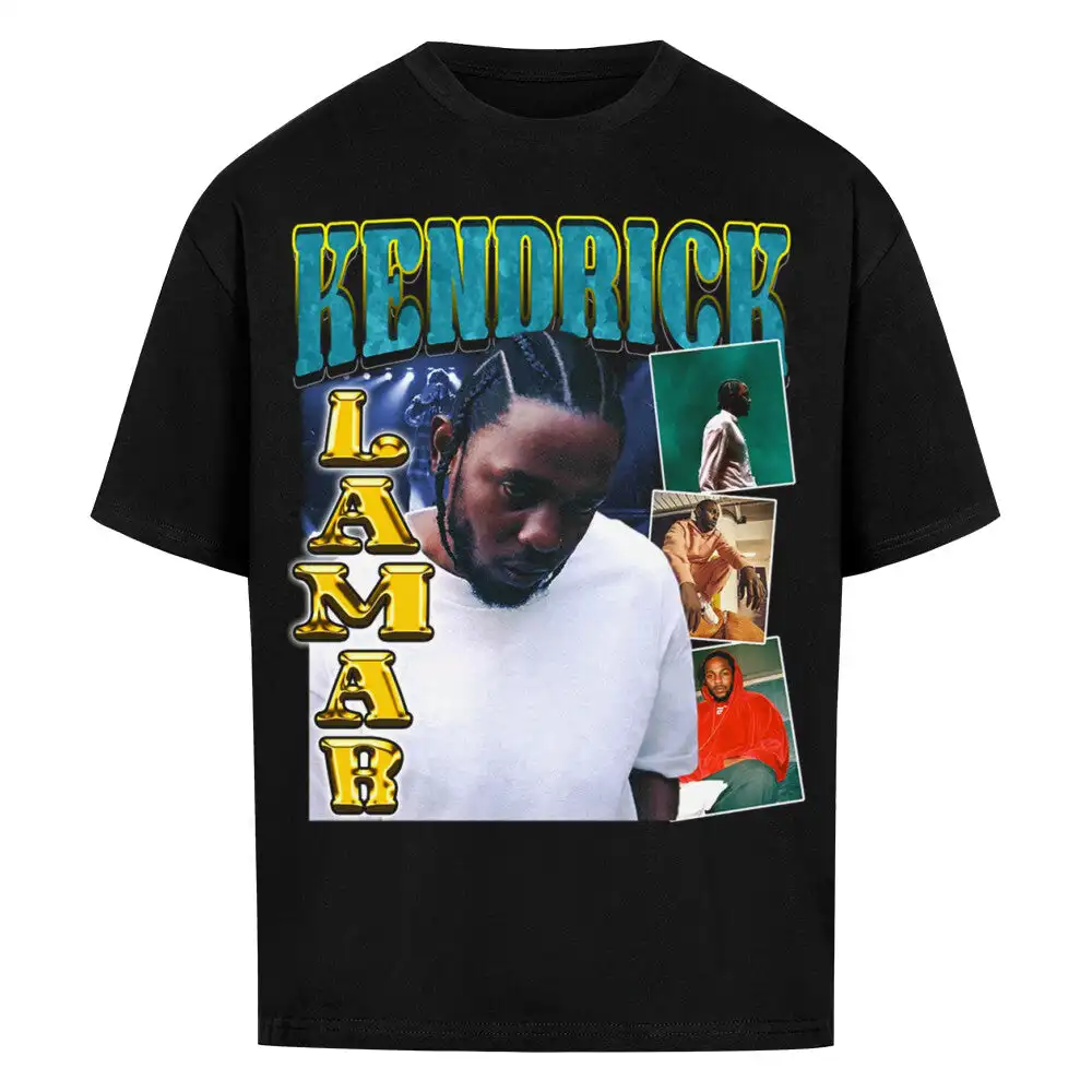 

KENDRICK Hip Hop T Shirt Men Printed T-Shirt Mens Clothes Ropa Hombre Y2k Tiki Jujutsu Kaisen