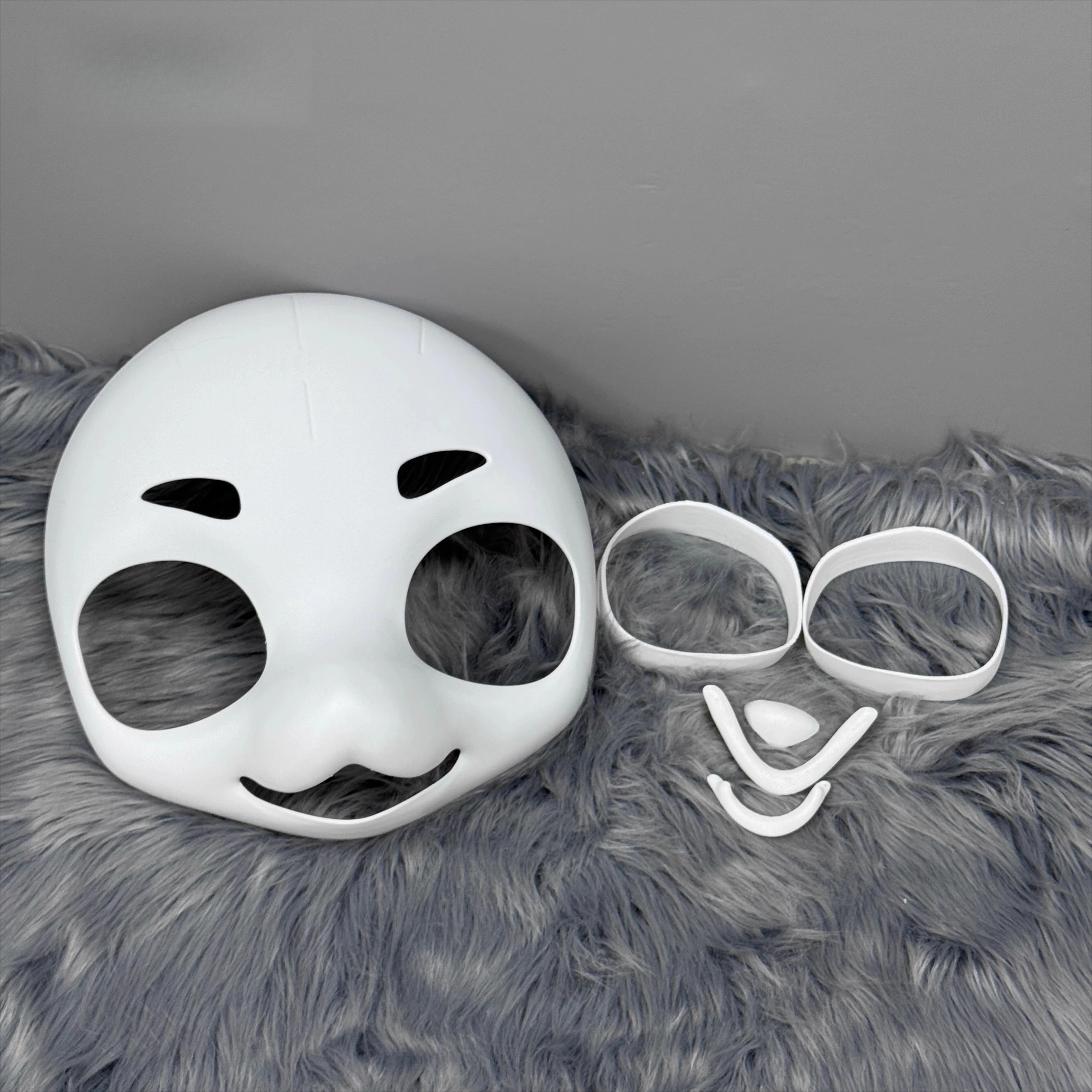 Kigurumi Base Mask Fursuit Resin Kig Serie Beast Suit 3D Printed Skull Furuit Costume DIY Accessories Kemono Mask