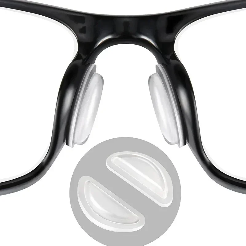 Eyeglasses Nose Pad Adhesive Silicone Nose Pad Non-slip White Disposable Thin Nose Pad Eyeglasses Eyeglasses Accessories