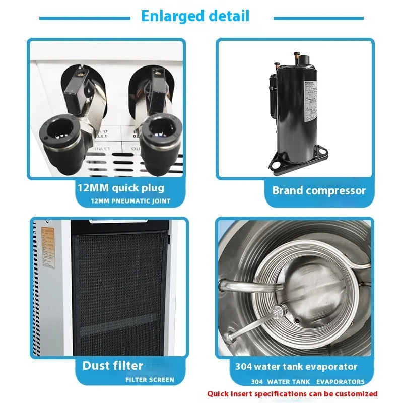 0.6P Small Air-Cooled Laboratory Coating Machine Water Circulation Cooling And Refrigeration Equipment Laser Chiller