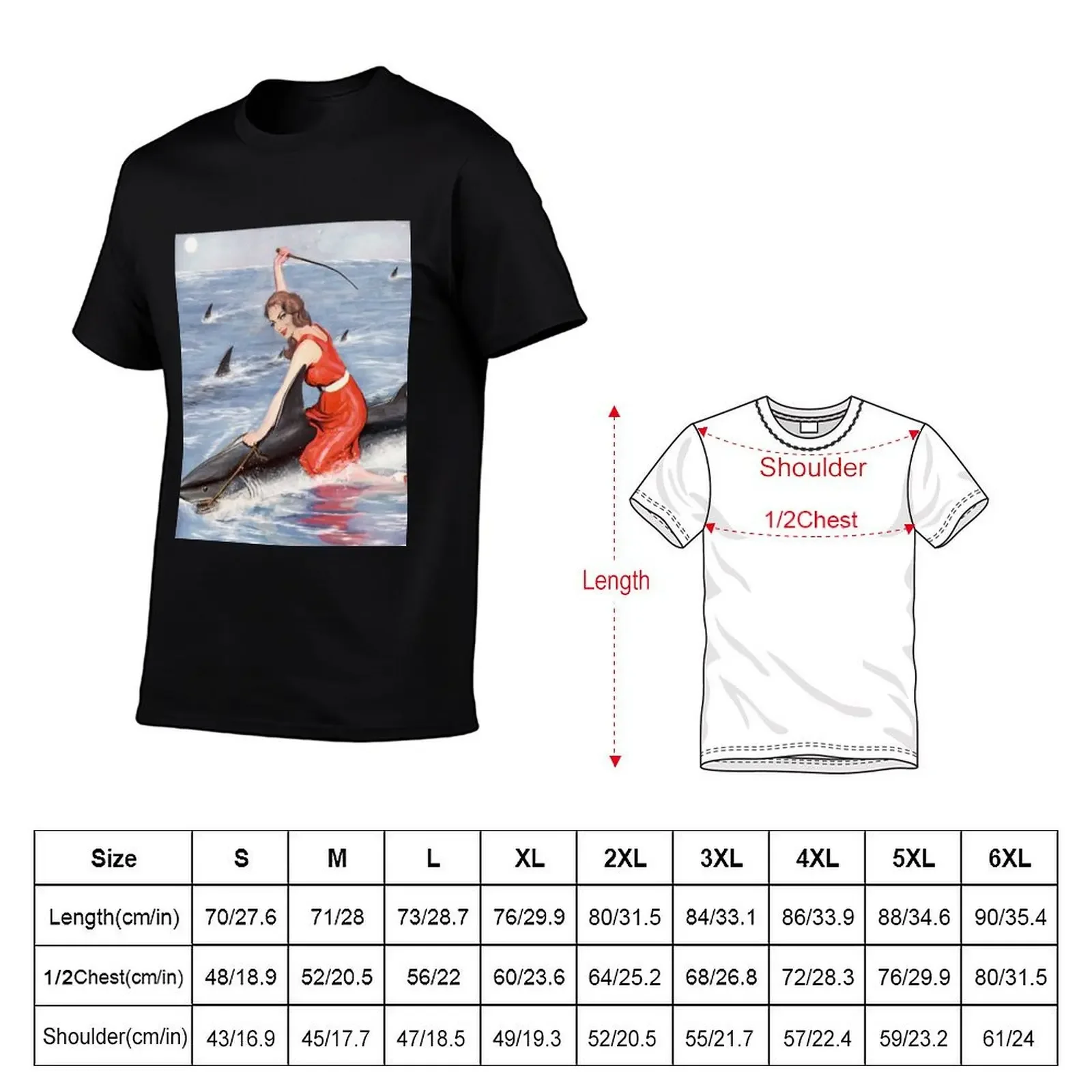 Shark-Rider T-Shirt graphic shirts new edition slim fit t shirts for men