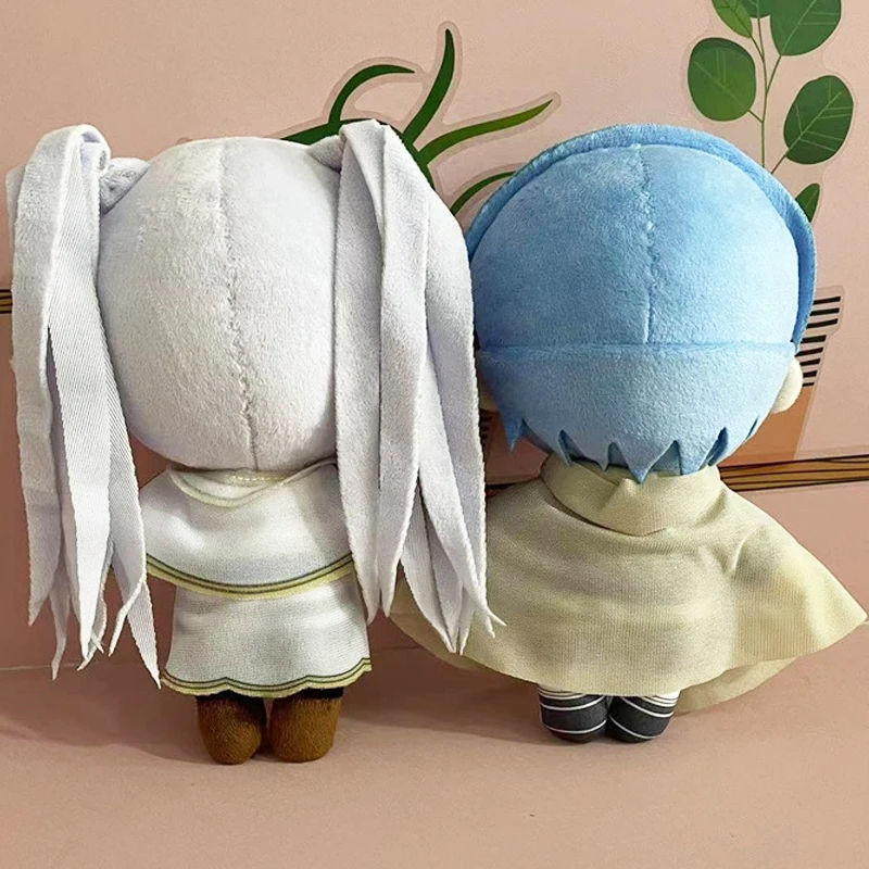 Frieren: Beeyond Journey's End ألعاب من نسيج مخملي محشوة دمية الحيوان Frieren Himmel الكرتون وسادة لينة بلوشي تمثال مروحة هدية عيد ميلاد