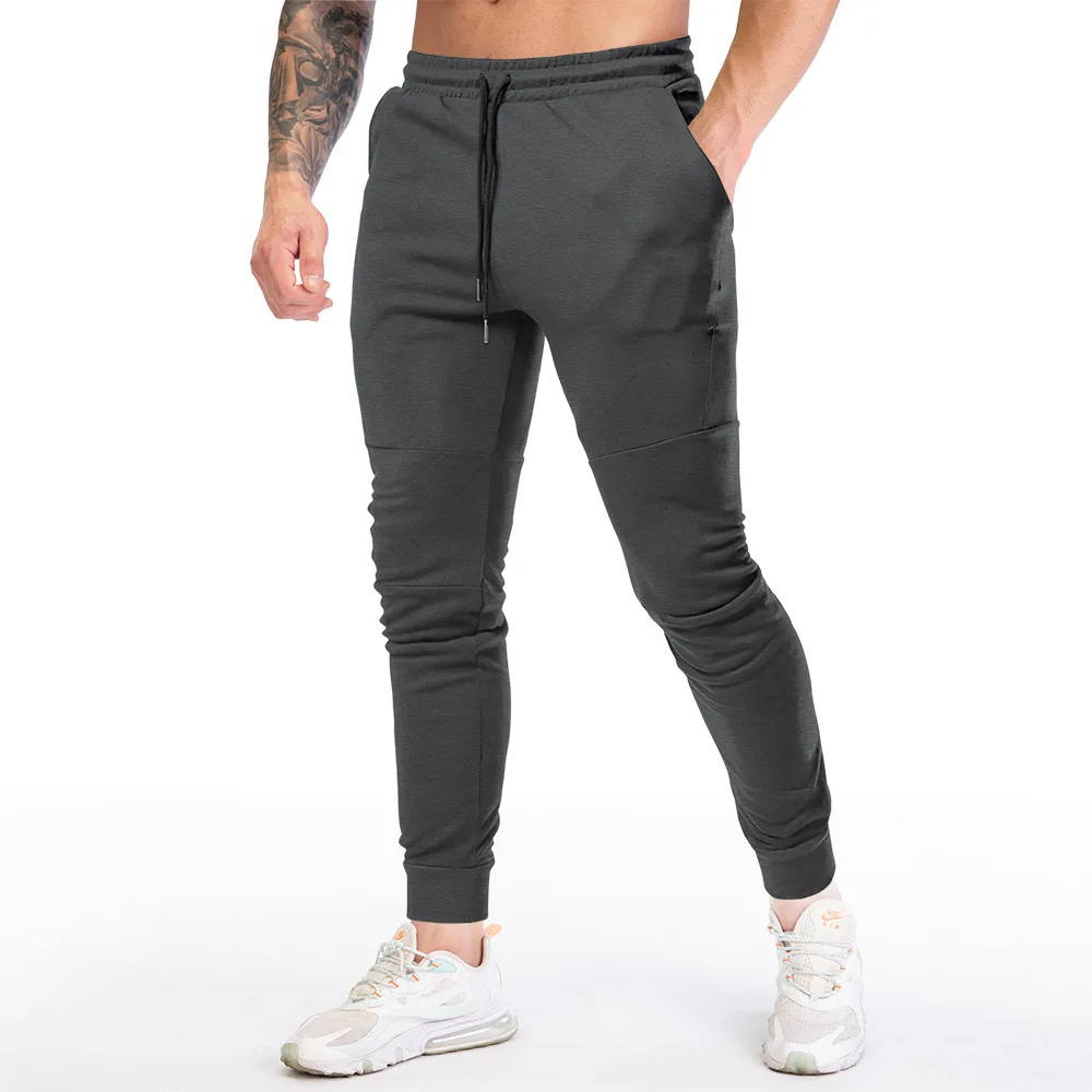 Herren Jogger Jogging hose Sport Fitness Baumwoll hose Mode Kleidung Kordel zug lässige Jogging hose Fitness studio Lauftraining shose