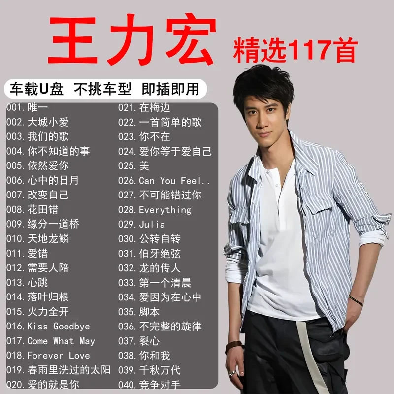 Wang Leehom Album Song Music Car USB Stick Lossless Genuine High End High Quality Selected Popular Car USB Stick