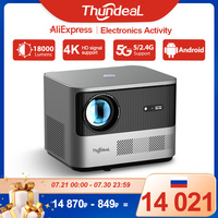ThundeaL TDA6 Full HD Projector 1080P 2K 4K Video Home Theater Auto Focus 5G WiFi Android Projector TDA6W 3D Portable Proyector