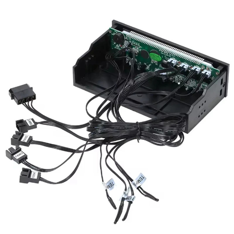 

Многофункциональный процессор ПК, 4-канальный контроллер вентилятора, регулятор скорости, ЖК-дисплей, охлаждающая передняя панель-A14G