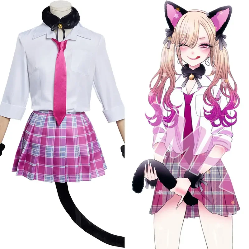 Anime my dress-up Kate Kitagawa Marin cosplay costume cat girls outfits Halloween carnival suit