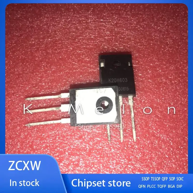 10PCS/LOT  IKW20N60H3 K20H603 IGW20N60H3 G20H603 TO-247 20A  600V