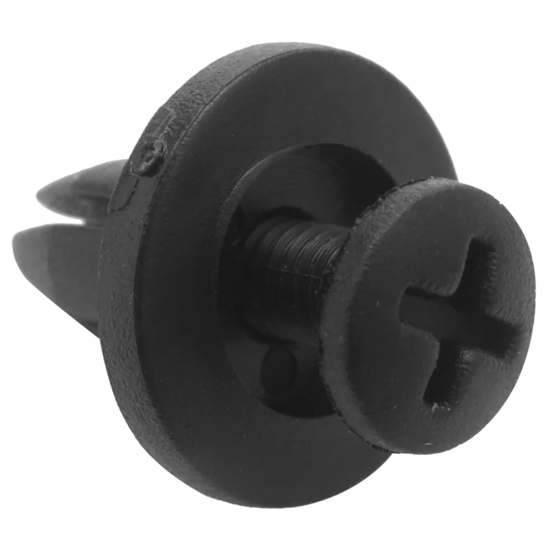 AA49 150 Uds. Clips de pasador de parachoques de remache tipo empuje de plástico de 6Mm