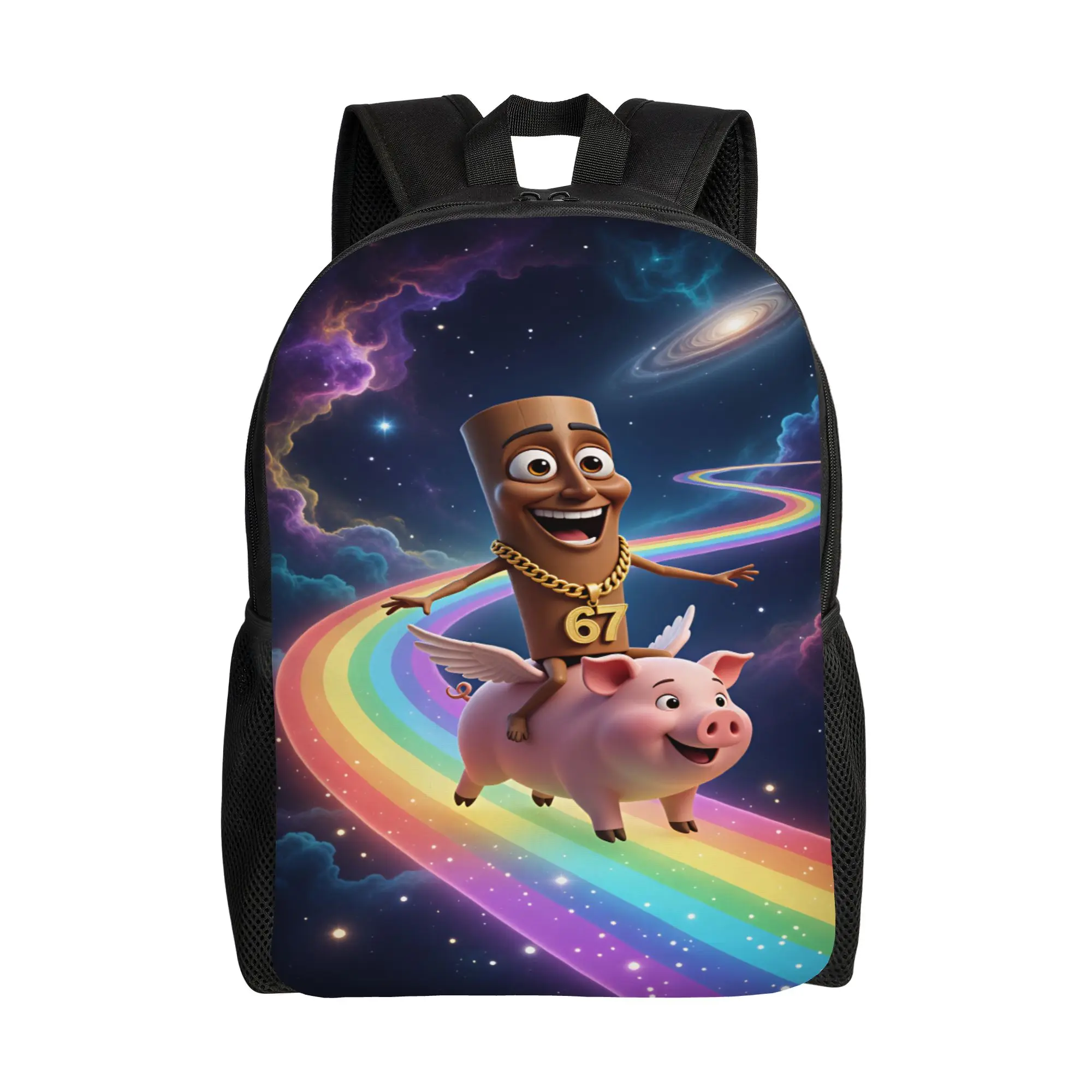 Tung Tung Tung Sahur Backpack Brainrot Meme  Travel Backpacks Men Colorful Breathable School Bags Kawaii Rucksack