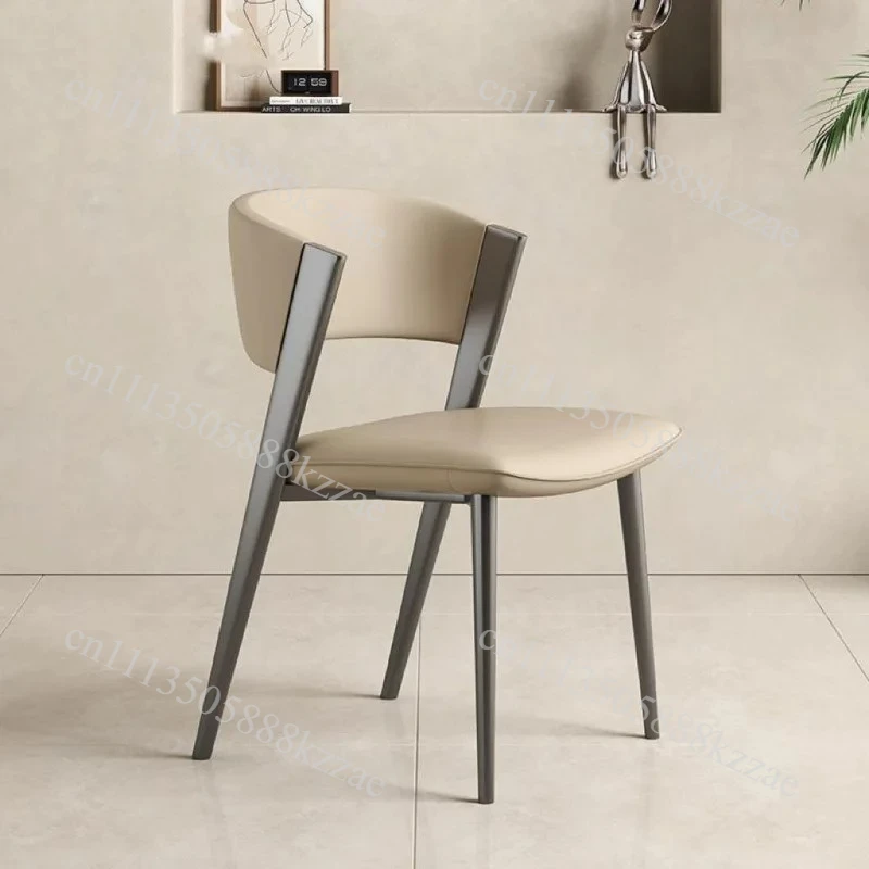 Dining Chair Home High Sense Dining Chair Italian Minimalist Casual Chair Modern Simple High-end Dining