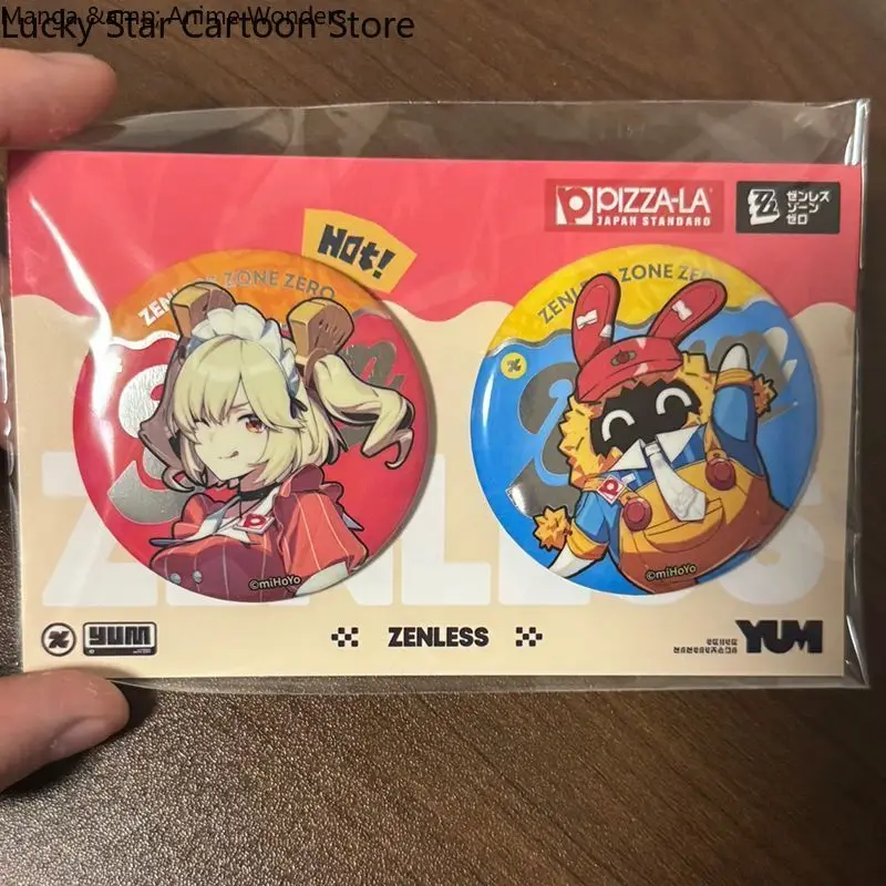 تأثيري أنيمي Zenless منطقة صفر X PizzaiLa بورنيس وايتا أنبي ديمارا شارة قلادة الهدايا الاكريليك حامل أرقام الدائمة علامة جديد