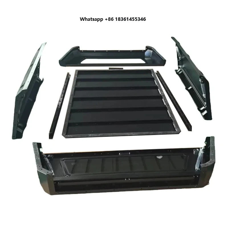 

For Nav High Quality Waterproof Dustproof Anti Theft Four Side Glass Window Aluminum Alloy Split Pickup Canopy