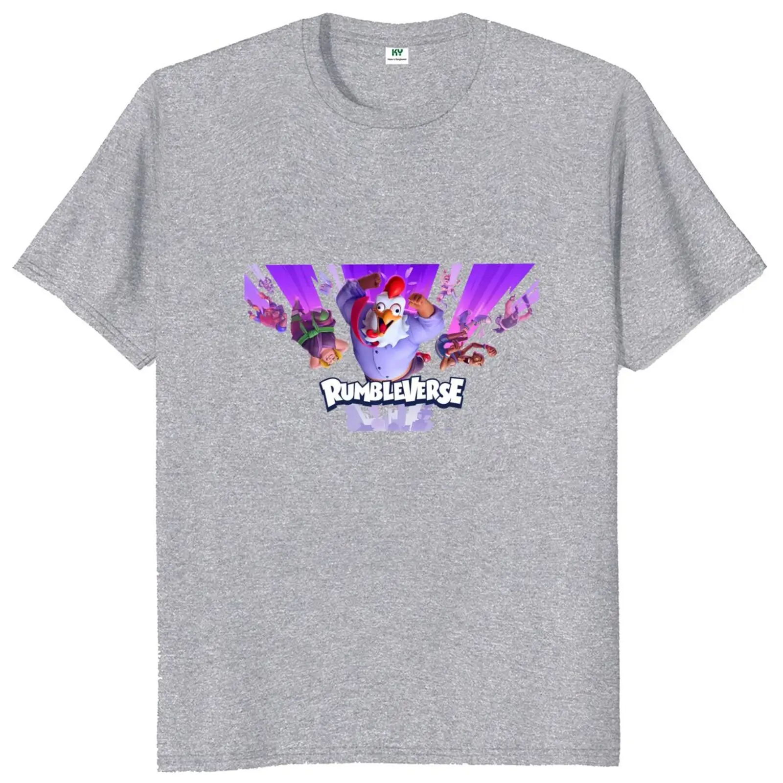 T-shirt unisexe Battle Royale Régions bleverse, T-shirt de jeu vidéo, T-shirt fantaisie, 100% coton, Taille UE