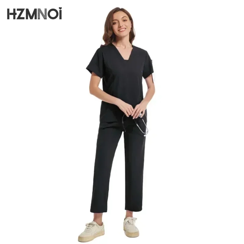 الدعك الزي الطبي امرأة متعدد الألوان سبا الجمال موحدة طبيب الأسنان البيطري ملابس العمل الصيدلة عيادة فرك مجموعة الدعاوى الجديدة