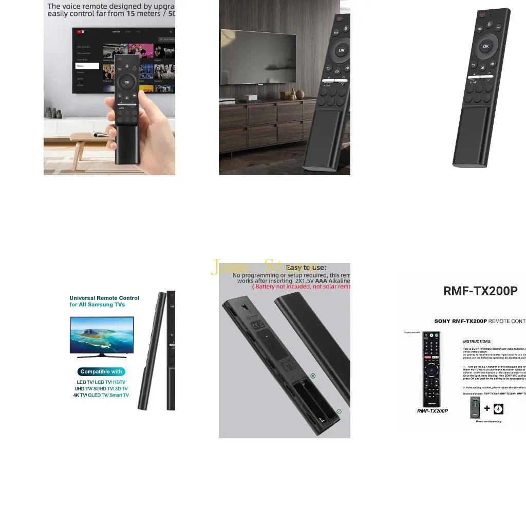 LX0B Voice Control Wireless Controller Replacement Parts for Samsung Television