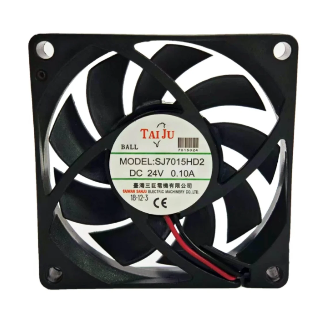 

SJ7015HD2 DC 24V 0.10A 70x70x15mm 2-Wire Server Cooling Fan