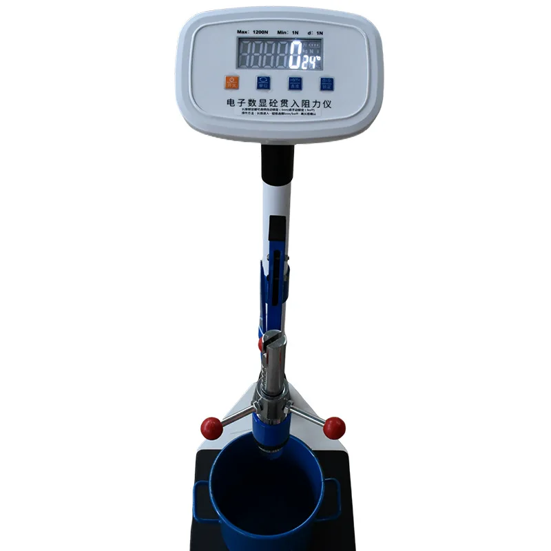 

Concrete penetration resistance meter, electronic digital display of concrete penetration