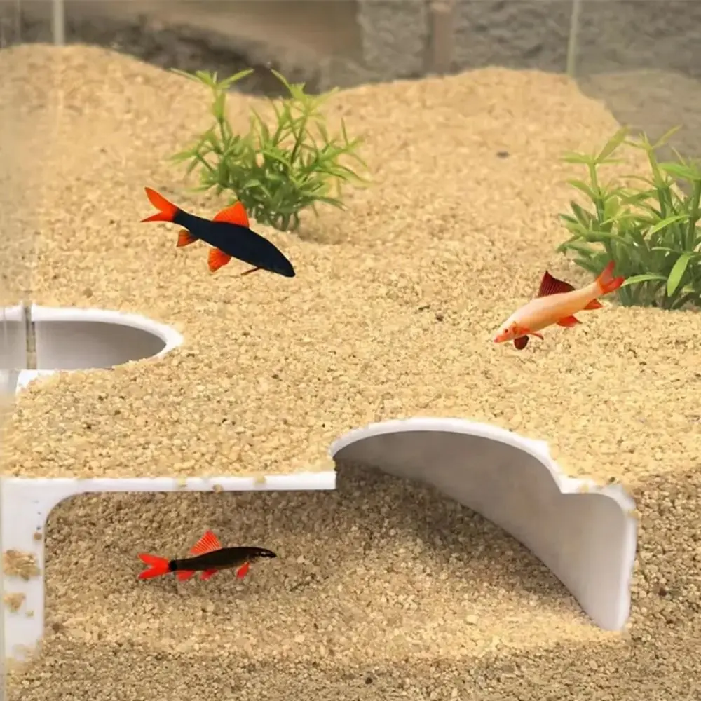 

3D Print Fish Shelter Cave Plastic Decorative Fish Tunnel Betta Shelter Artificial Resting Cave For Fish Tanks