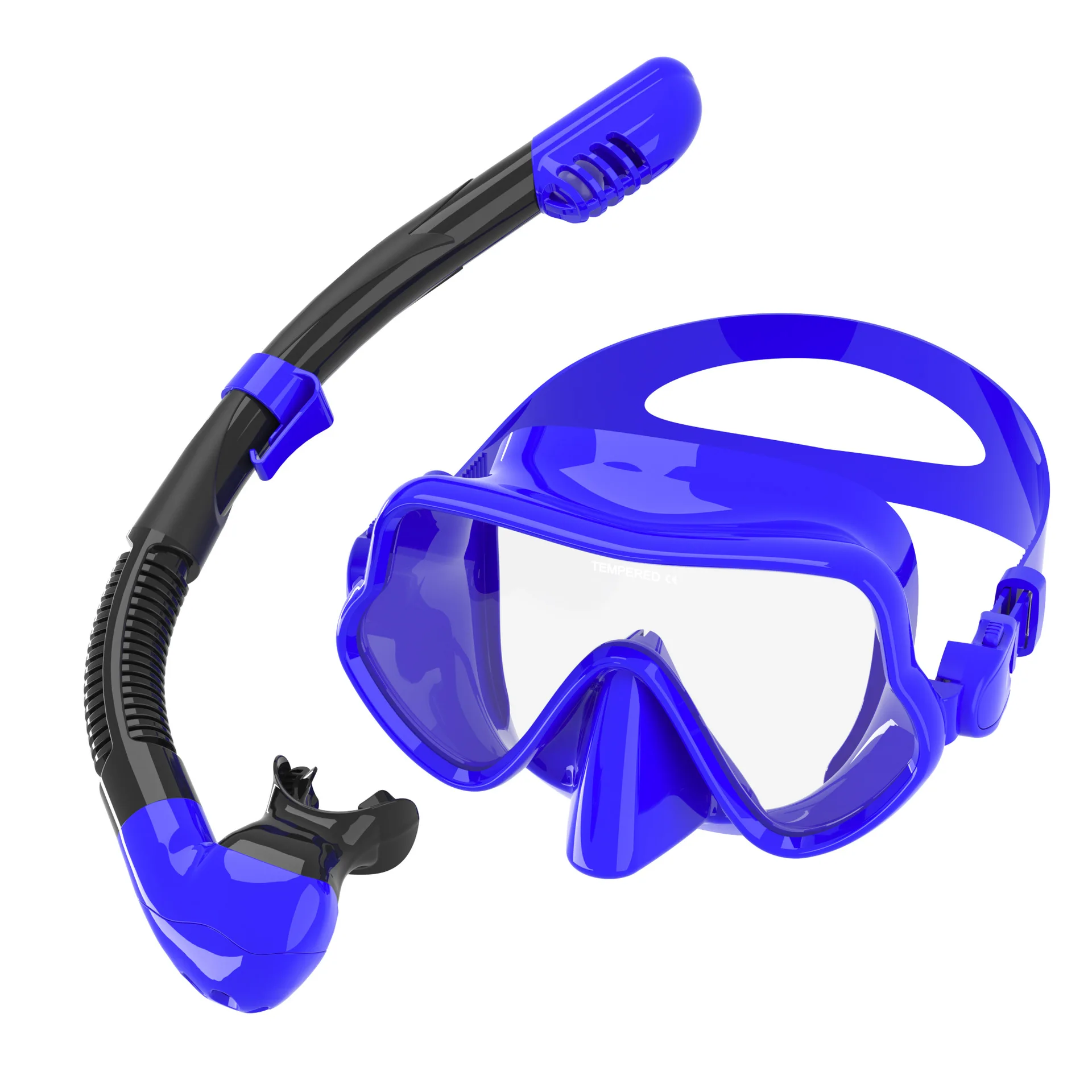 

Swimming goggles Diving goggles Snorkeling equipment set with snorkeling tube Silicone material