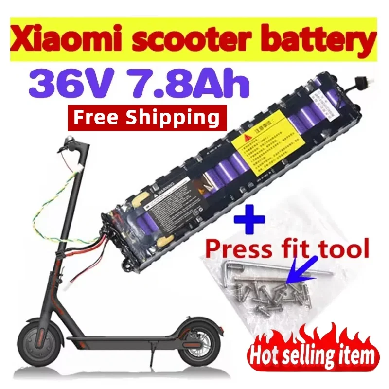 

Xiaomi 10S3P 36V 7.8Ah M356 electric scooter Battery Pack m365 battery 18650 battery with BMS