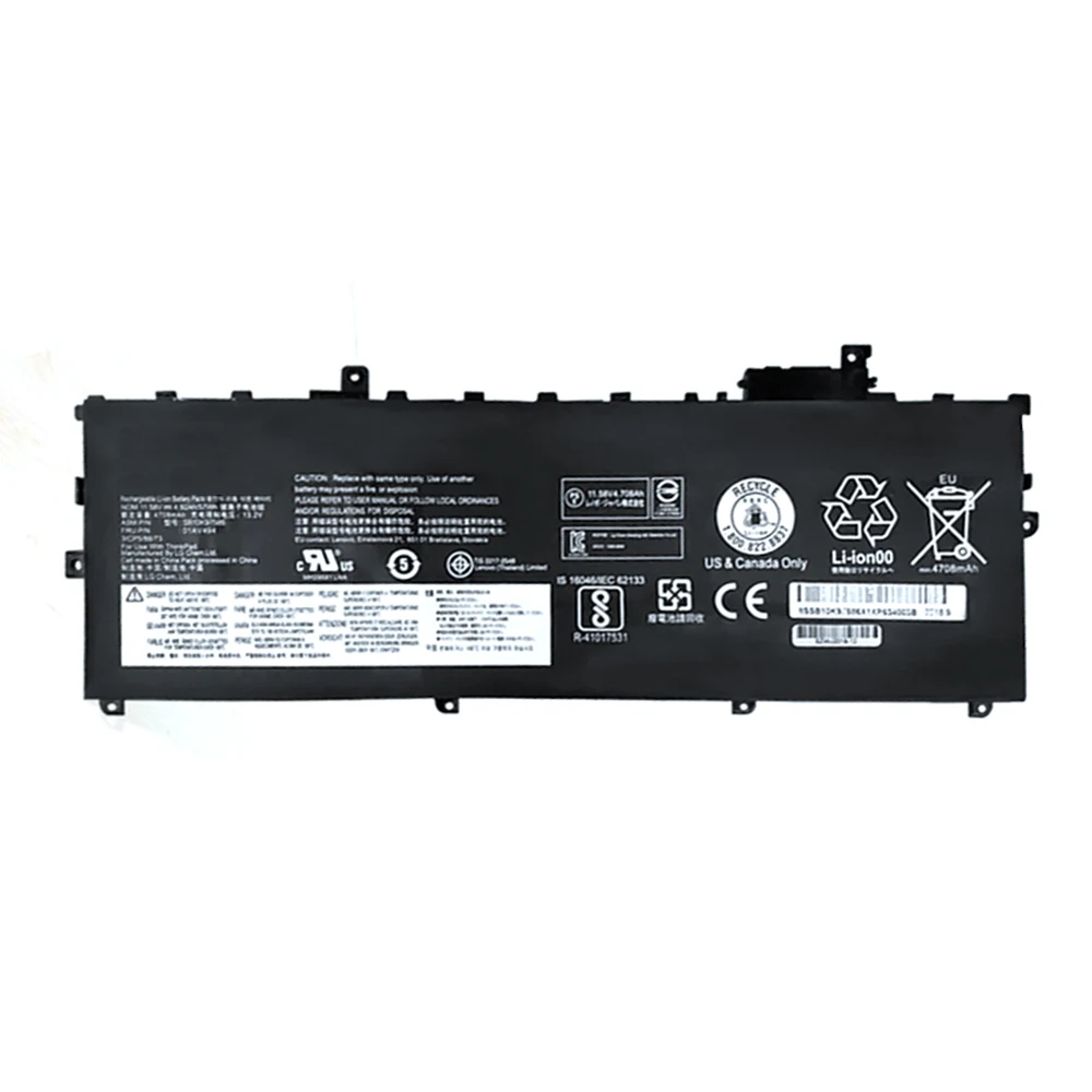 01AV429 01AV430 01AV494 11.58V 57Wh Laptop Battery For Lenovo ThinkPad X1 Carbon 2017 2018 2018G61HK 2018G6LHK Series