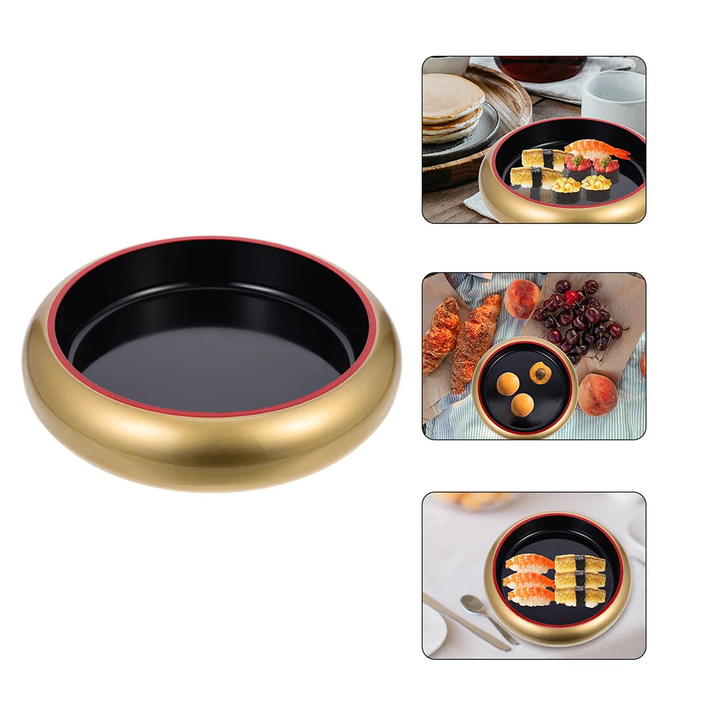 

Sashimi Plate Sushi Serving Dish Plastic Food Salmon Round Bucket Deepen Server Small Plates