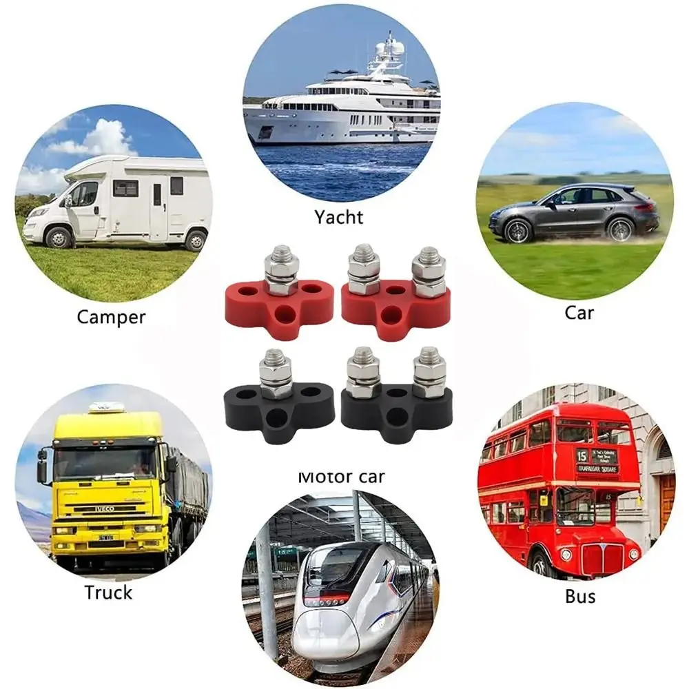 محطة كتلة بطارية الطاقة مسمار تقاطع للسيارة ، شاحنة ، RV ، قارب ، M6 ، M8 ، الثقيلة ، مسمار توزيع الطاقة #5