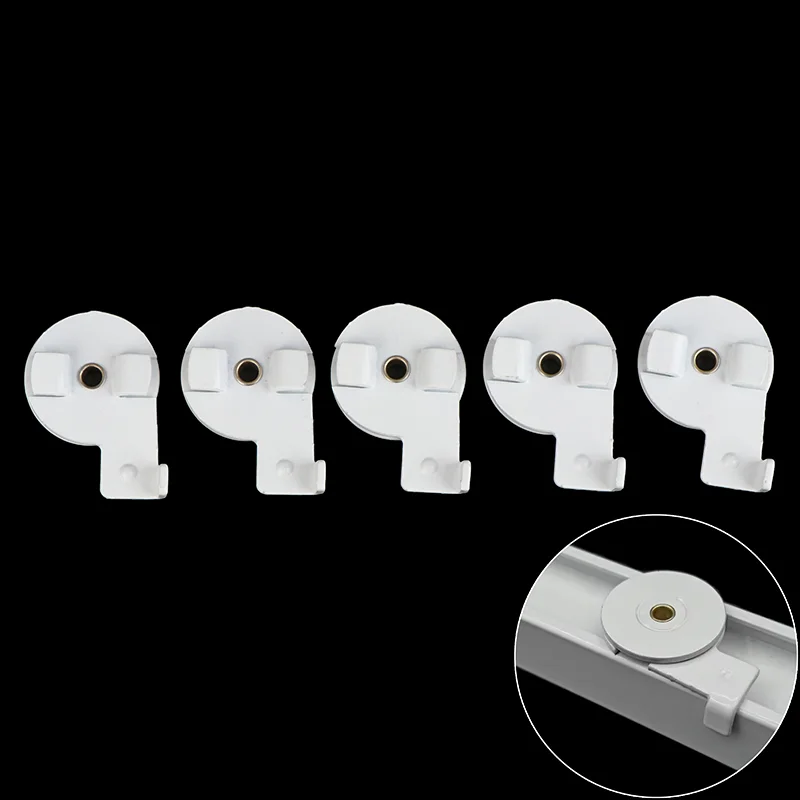 5/10Pcs Motorized Sliding Curtain Rail Swivel Ceiling Bracket Electric Fixing Mount For Trietex Curtain Track Accessories【SMQ】