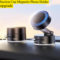 Upgrade Suction Cup Magnetic Phone Holder Lazy Multi-functional Foldable Storage Holder Vacuum Suction Phone Holder