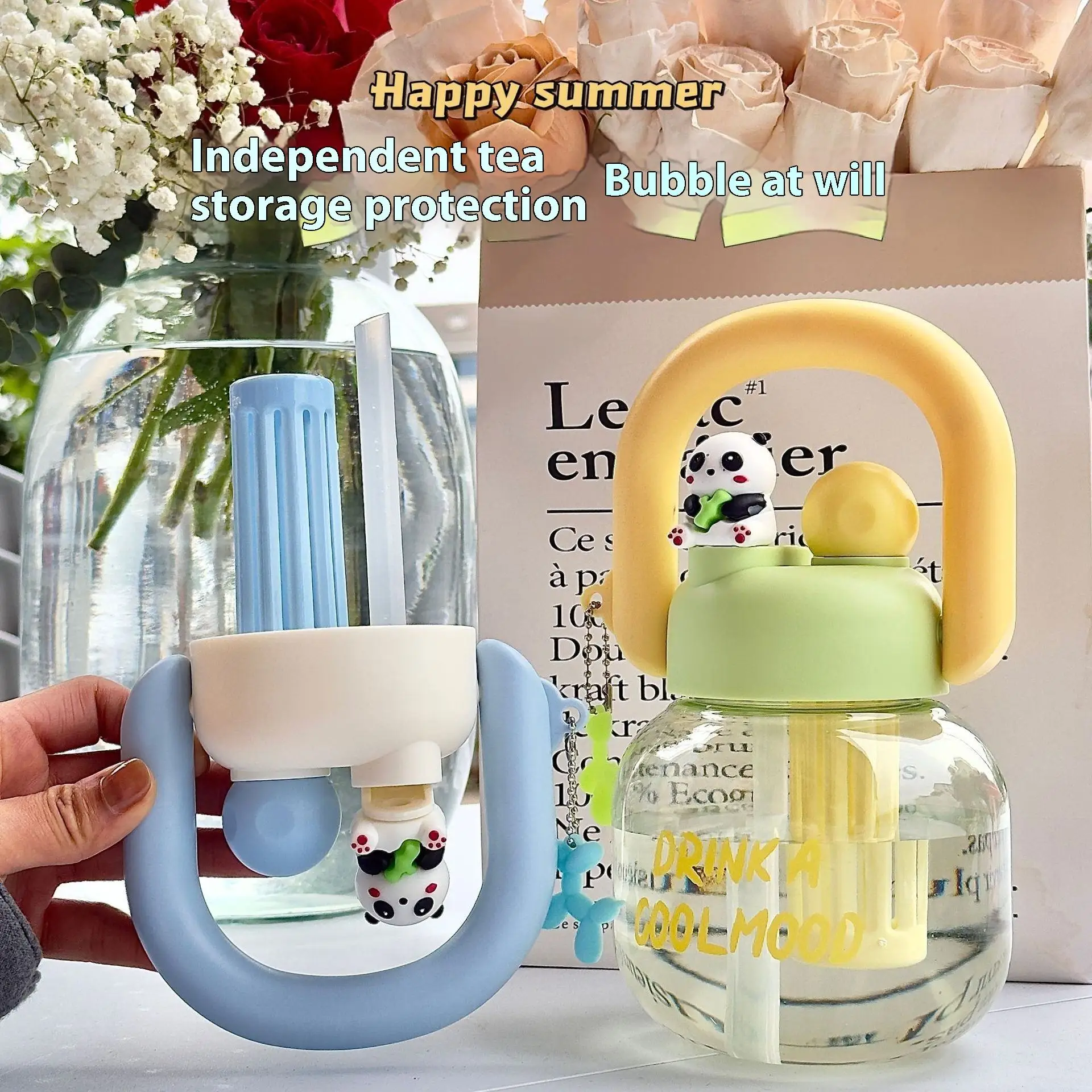 Портативная присоска большой емкости, большой внешний вид, женская детская вечеринка, чашка с большим животом, соломенная чашка