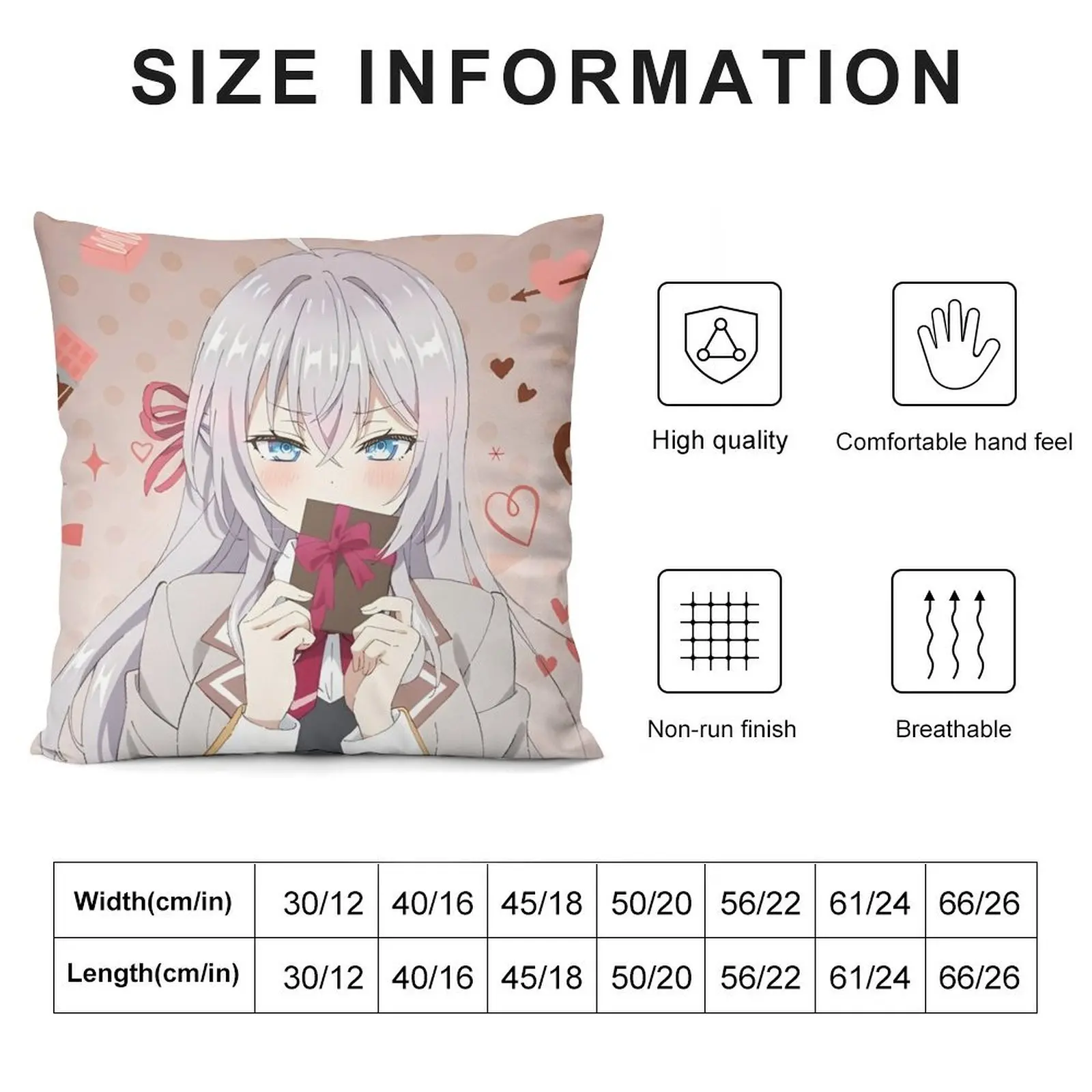 Alya Sometimes Hides Her Feelings in Russian - Alisa Mikhailova Kujou Throw Pillow Decorative Cushion Pillow Cases pillow