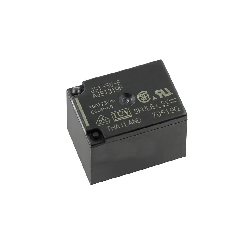 New Relays JS1-5V-F JS1-12V-F JS1-24V-F AJS1319F AJS1311F AJS1312F  5Pin 10A 125V