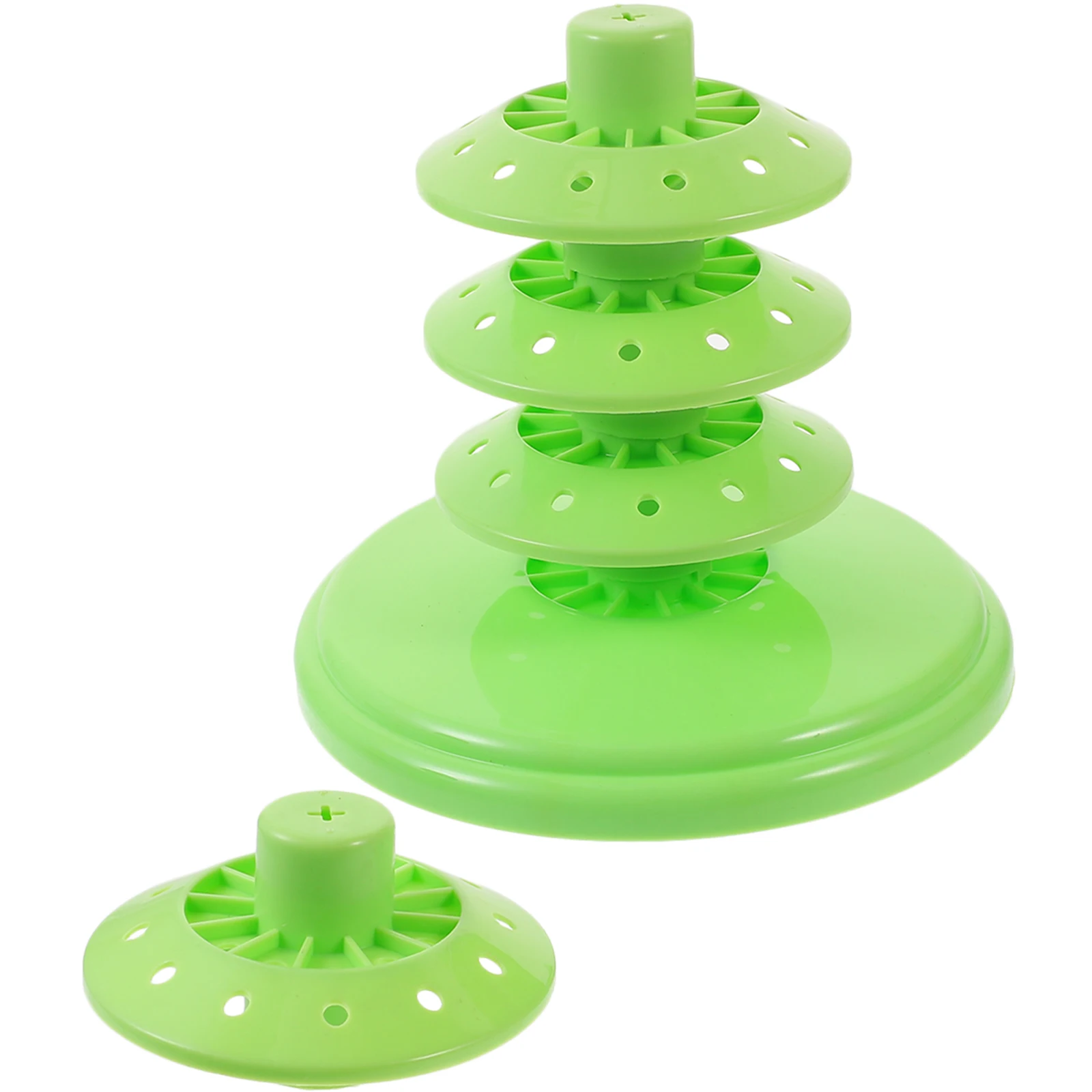 حامل مصاصة متعدد الطبقات، حامل عرض حلوى القطن والحلوى للحفلات، رف سطح المكتب، مستلزمات بار المطبخ البلاستيكية #4