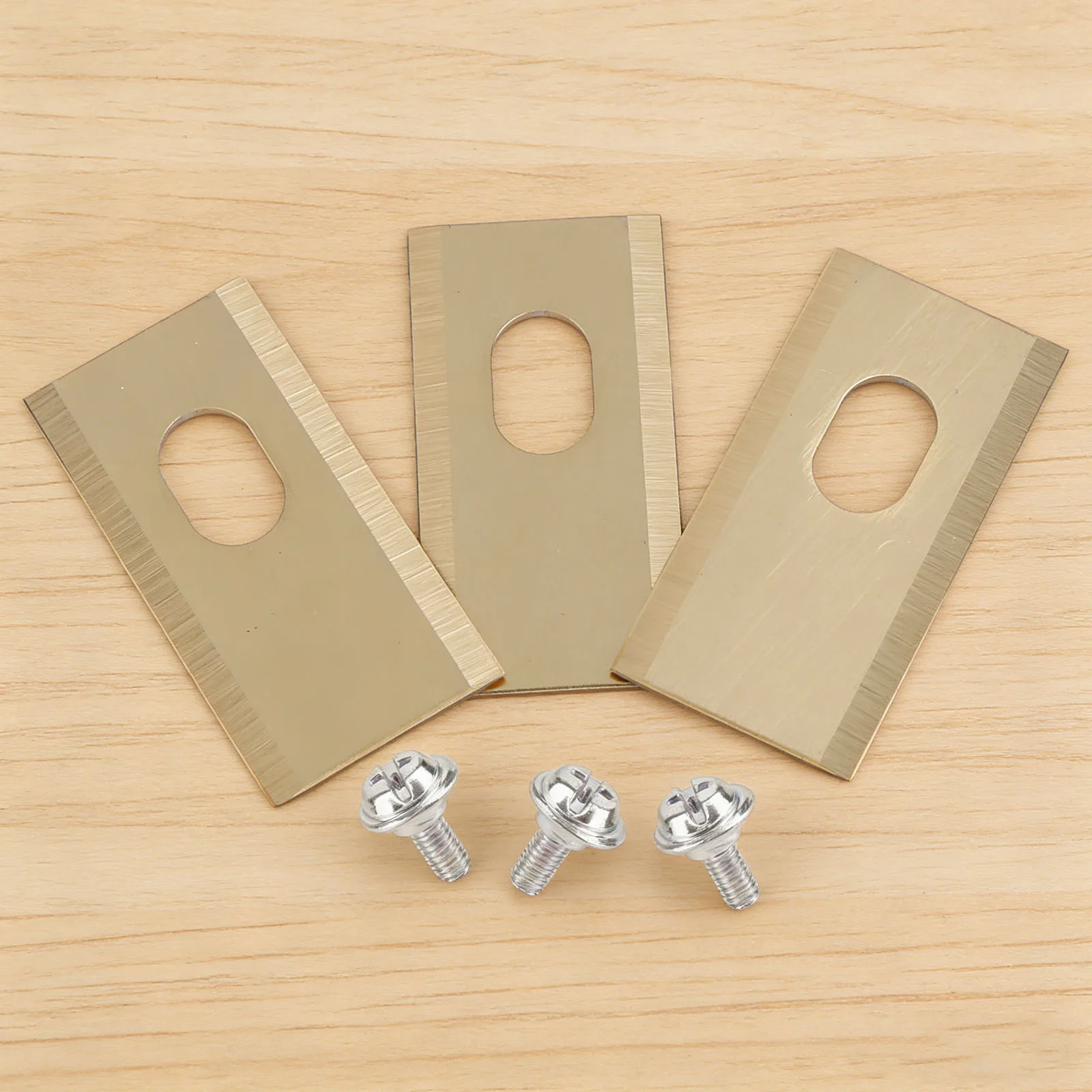 30PCS Lawn Mower Blades for Dreame Lawnmower Stainless Steel Replacement Cutting Blade W/Screw Kit Garden Lawnmower Accessories